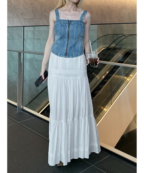 セール】【SNIDEL/Levi's】SCLUPTED BUSTIER（シャツ/ブラウス