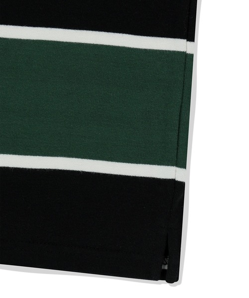 MAHAGRID(マハグリッド)の「『mahagrid/マハグリッド』 STRIPE RUGBY SHIRT/ボーダーラグビーシャツ(ポロシャツ・レディース・ブルー/アイボリー/グリーン・M/L)」の17枚目の写真