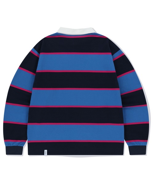 mahagrid/マハグリッド』 STRIPE RUGBY SHIRT/ボーダーラグビー