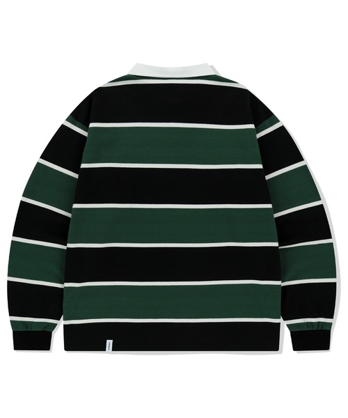mahagrid/マハグリッド』 STRIPE RUGBY SHIRT/ボーダーラグビー