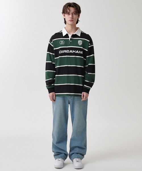 【mahagrid】25SS★ STRIPE RUGBY SHIRT mahagrid/マハグリッド』 STRIPE RUGBY SHIRT/ボーダーラグビー