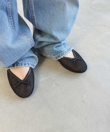 ブラックメッシュバレエシューズ ブラック】メッシュバレエシューズ PIPPICHIC