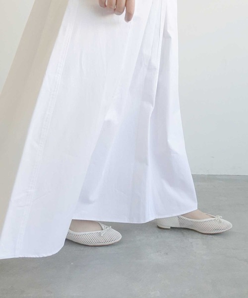 Daniella&GEMMA(ダニエラアンドジェマ)の「甲浅メッシュラウンドバレエシューズ(バレエシューズ・レディース・ホワイト/ブラック・36/37/38/39)」の17枚目の写真