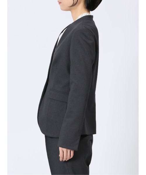 m．f．エディトリアル（m．f．editorial）/【ストレッチ ウォッシャブル UV】m．f．エディトリアル カラーレスジャケット＋テーパード… セール】【ストレッチ ウォッシャブル UV】m.f.エディトリアル