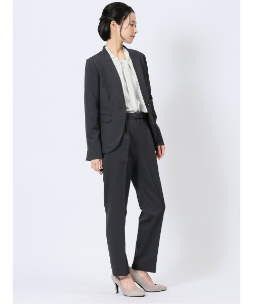 m．f．エディトリアル（m．f．editorial）/【ストレッチ ウォッシャブル UV】m．f．エディトリアル カラーレスジャケット＋テーパード… セール】【ストレッチ ウォッシャブル UV】m.f.エディトリアル