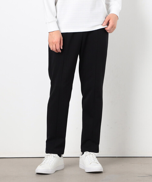 COMME CA ISM(コムサイズム)の「【セットアップ対応】綿混ダンボールニット パンツ(スラックス・メンズ・ブラック/チャコール・SMALL/MEDIUM/LARGE)」の14枚目の写真