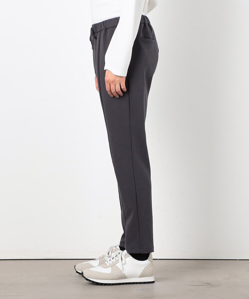 COMME CA ISM(コムサイズム)の「【セットアップ対応】綿混ダンボールニット パンツ(スラックス・メンズ・ブラック/チャコール・SMALL/MEDIUM/LARGE)」の8枚目の写真