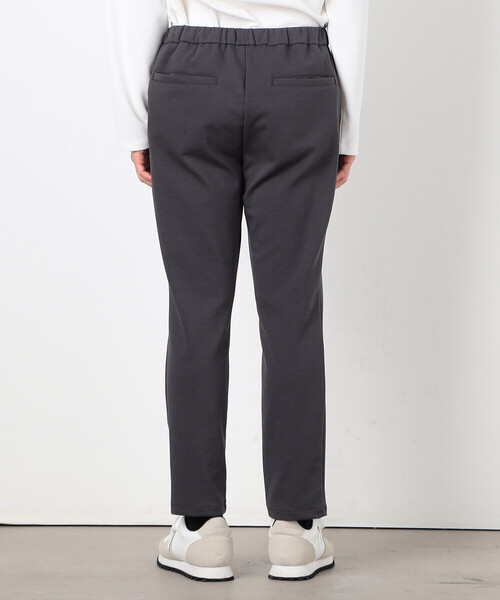 COMME CA ISM(コムサイズム)の「【セットアップ対応】綿混ダンボールニット パンツ(スラックス・メンズ・ブラック/チャコール・SMALL/MEDIUM/LARGE)」の9枚目の写真