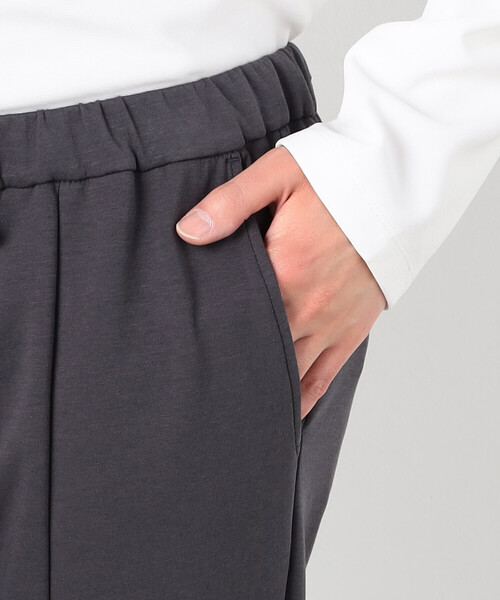 COMME CA ISM(コムサイズム)の「【セットアップ対応】綿混ダンボールニット パンツ(スラックス・メンズ・ブラック/チャコール・SMALL/MEDIUM/LARGE)」の11枚目の写真