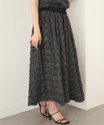 MAGASIN DE MODE Chou Chou（マガジンデモードシュシュ）の「【MAGASIN DE MODE Chou Chou】フリンジブロックチェックスカート trc※（スカート）」