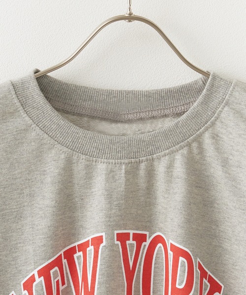 ROOPTOKYO(ループトウキョウ)の「NEW YORK Logo Print Sweatshirt / NEW YORKロゴプリント スウェット(スウェット・レディース・グレー/ライトグレー/イエロー・FREE)」の13枚目の写真