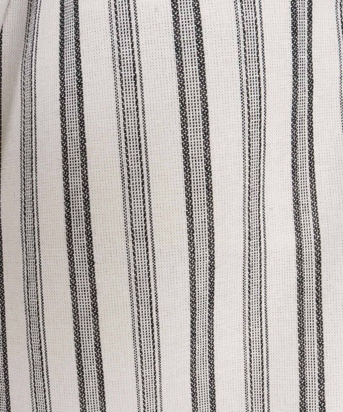 CAMBIO(カンビオ)の「mp13261-Linen Stripe Short Pants ショートパンツ(その他パンツ・メンズ・ブラック/ホワイト・S/M/L)」の20枚目の写真