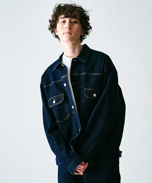 ZOZO限定】デニムオーバージャケット（デニムジャケット）｜417