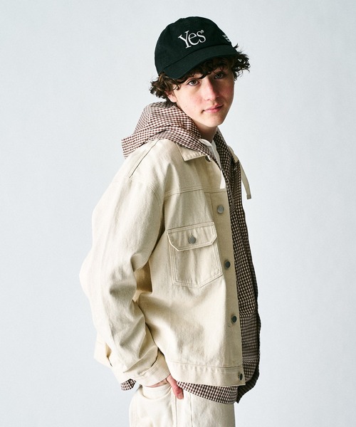 417 EDIFICE（フォーワンセブンエディフィス）の「【ZOZO限定】デニムオーバージャケット（デニムジャケット・メンズ・キナリ/ネイビー/ブラック/ワンウォッシュ・XL/L/M/S）」の19枚目の写真