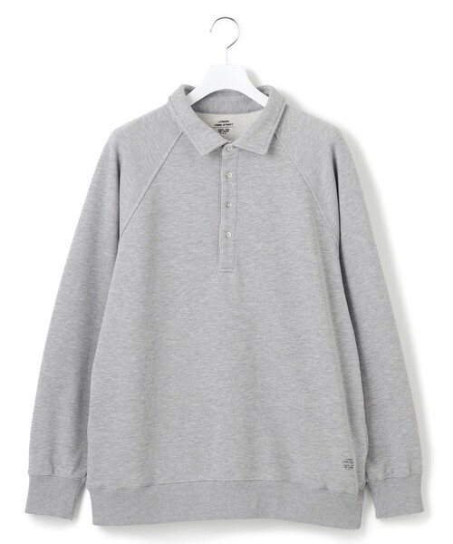 J.PRESS YORK STREET(ジェイプレスヨークストリート)の「【UNISEX】ラガータイプラグラン 裏毛トレーナー(ポロシャツ・メンズ・ピンク系/ホワイト系/ライトグレー系/ネイビー系/イエロー系・LARGE/MEDIUM/SMALL)」の17枚目の写真