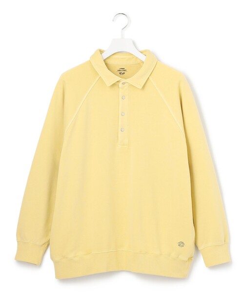 J.PRESS YORK STREET(ジェイプレスヨークストリート)の「【UNISEX】ラガータイプラグラン 裏毛トレーナー(ポロシャツ・メンズ・ピンク系/ホワイト系/ライトグレー系/ネイビー系/イエロー系・LARGE/MEDIUM/SMALL)」の21枚目の写真