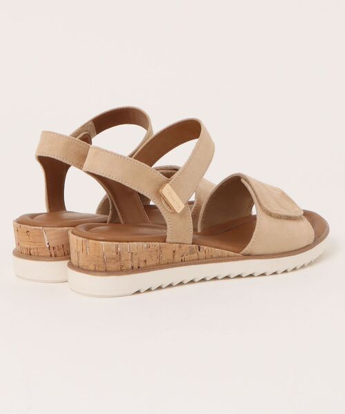 inter-chaussures(インターショシュール)の「【Tamaris】アンクルストラップベルクロサンダル(455703)(サンダル・レディース・ベージュ・36/37/38/39)」の2枚目の写真