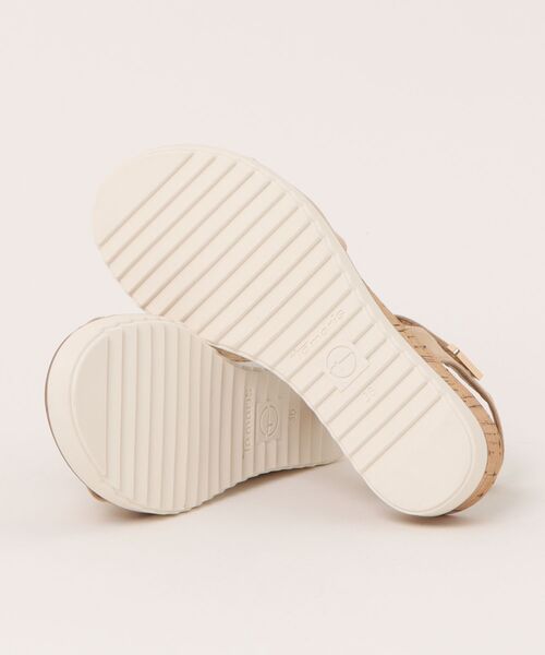 inter-chaussures(インターショシュール)の「【Tamaris】アンクルストラップベルクロサンダル(455703)(サンダル・レディース・ベージュ・36/37/38/39)」の3枚目の写真