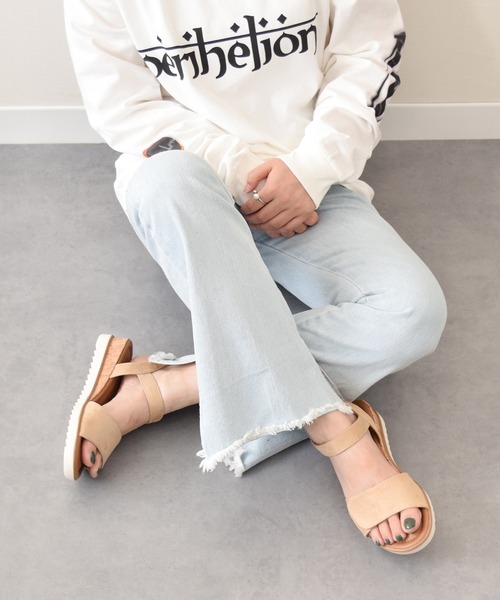 inter-chaussures(インターショシュール)の「【Tamaris】アンクルストラップベルクロサンダル(455703)(サンダル・レディース・ベージュ・36/37/38/39)」の5枚目の写真