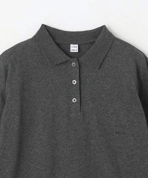CITEN（シテン）の「＜CITEN＞ポロエリロングワンピース（ワンピース・レディース・ダークグレー/ネイビー・M/S）」の14枚目の写真