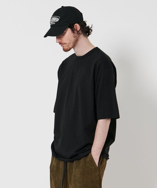 Steven Alan(スティーブンアラン)の「<Steven Alan> コットン ネップ クルーネック Tシャツ NARROW(Tシャツ/カットソー・メンズ・ネイビー/ブラック・XL/L/M/S)」の4枚目の写真