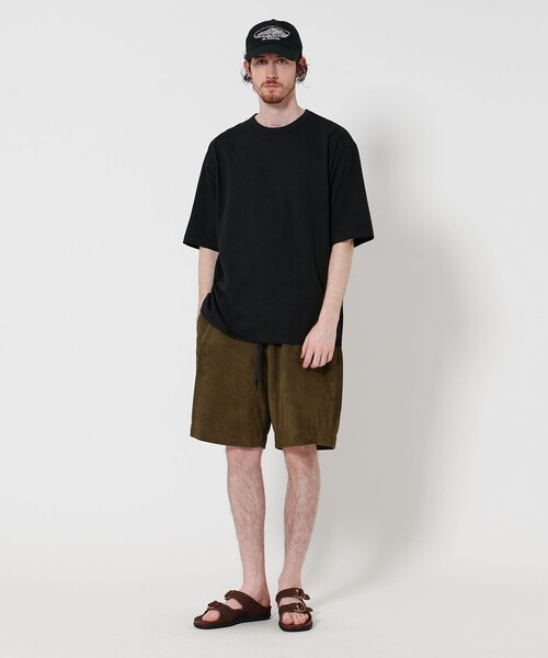 Steven Alan(スティーブンアラン)の「<Steven Alan> コットン ネップ クルーネック Tシャツ NARROW(Tシャツ/カットソー・メンズ・ネイビー/ブラック・XL/L/M/S)」の6枚目の写真