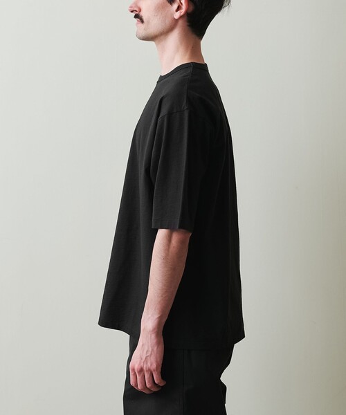 Steven Alan(スティーブンアラン)の「<Steven Alan> コットン ネップ クルーネック Tシャツ NARROW(Tシャツ/カットソー・メンズ・ネイビー/ブラック・XL/L/M/S)」の12枚目の写真