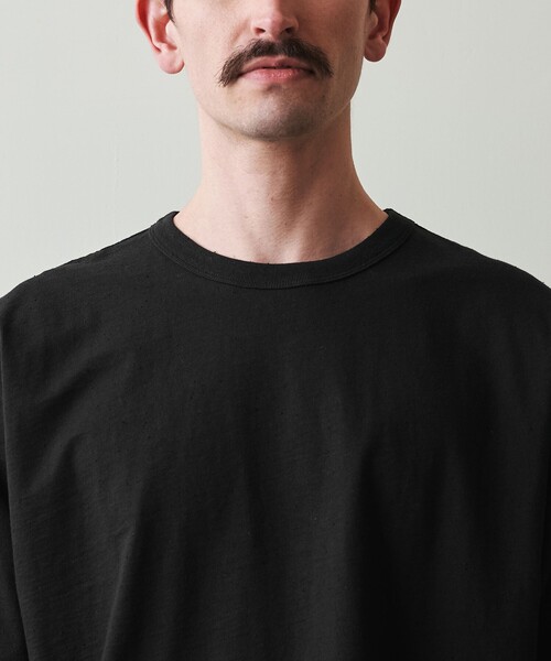 Steven Alan(スティーブンアラン)の「<Steven Alan> コットン ネップ クルーネック Tシャツ NARROW(Tシャツ/カットソー・メンズ・ネイビー/ブラック・XL/L/M/S)」の14枚目の写真
