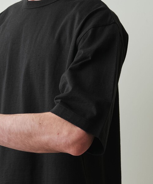 Steven Alan(スティーブンアラン)の「<Steven Alan> コットン ネップ クルーネック Tシャツ NARROW(Tシャツ/カットソー・メンズ・ネイビー/ブラック・XL/L/M/S)」の15枚目の写真