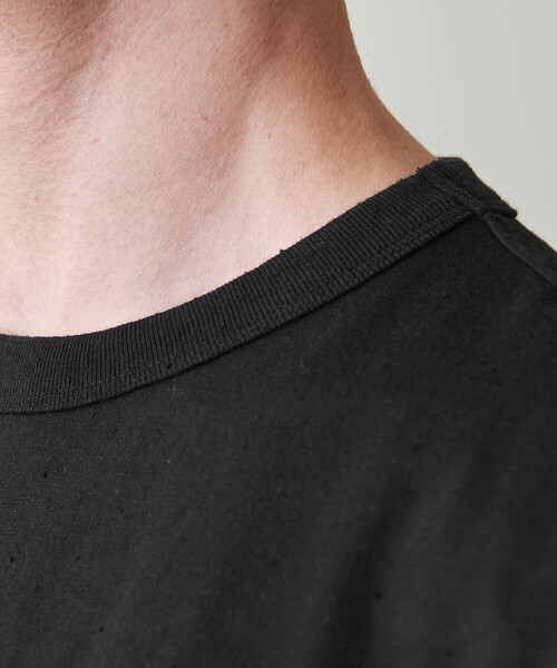 Steven Alan(スティーブンアラン)の「<Steven Alan> コットン ネップ クルーネック Tシャツ NARROW(Tシャツ/カットソー・メンズ・ネイビー/ブラック・XL/L/M/S)」の19枚目の写真
