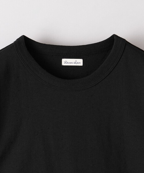 Steven Alan(スティーブンアラン)の「<Steven Alan> コットン ネップ クルーネック Tシャツ NARROW(Tシャツ/カットソー・メンズ・ネイビー/ブラック・XL/L/M/S)」の22枚目の写真