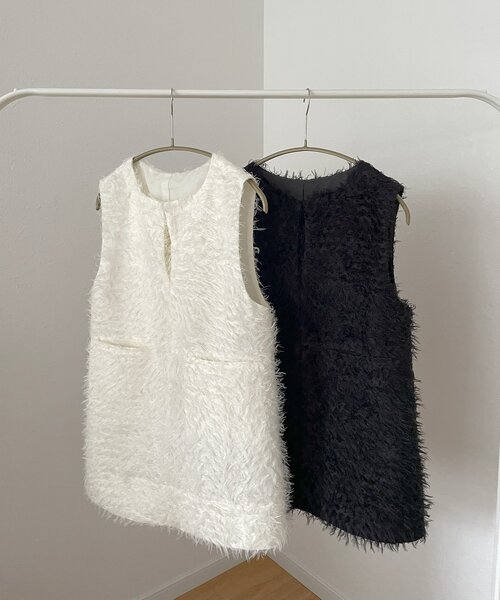 wales bonner ノースリーブ トップス タンクトップ フリンジ wales wales bonner ノースリーブ トップス タンクトップ フリンジ wales