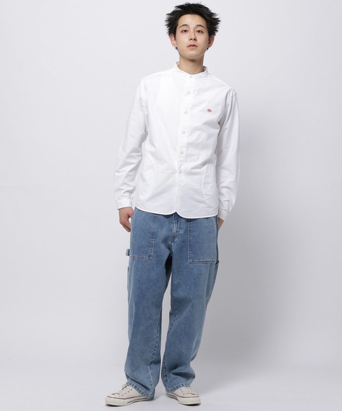 DANTON(ダントン)】OXFORD BAND COLLAR SHIRT PLAIN（シャツ/ブラウス