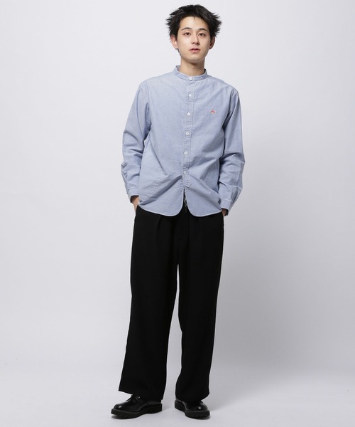DANTON ダントン OXFORD BAND COLLAR SHIRT 楽天市場】【正規取扱店】 ダントン バンドカラーシャツL/S DANTON