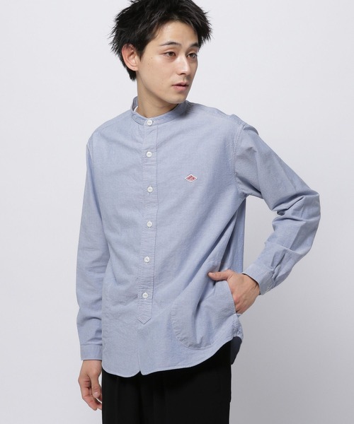 DANTON ダントン OXFORD BAND COLLAR SHIRT DANTON(ダントン)】OXFORD BAND COLLAR SHIRT PLAIN（シャツ/ブラウス