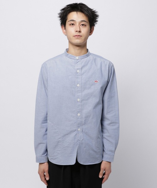 DANTON ダントン OXFORD BAND COLLAR SHIRT DANTON(ダントン)】OXFORD BAND COLLAR SHIRT PLAIN【公式通販】