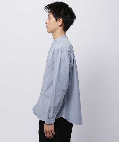 DANTON(ダントン)】OXFORD BAND COLLAR SHIRT PLAIN（シャツ/ブラウス