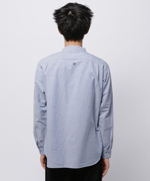 DANTON(ダントン)】OXFORD BAND COLLAR SHIRT PLAIN【公式通販】