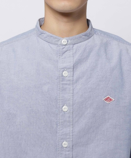 DANTON ダントン OXFORD BAND COLLAR SHIRT DANTON(ダントン)】OXFORD BAND COLLAR SHIRT PLAIN（シャツ/ブラウス