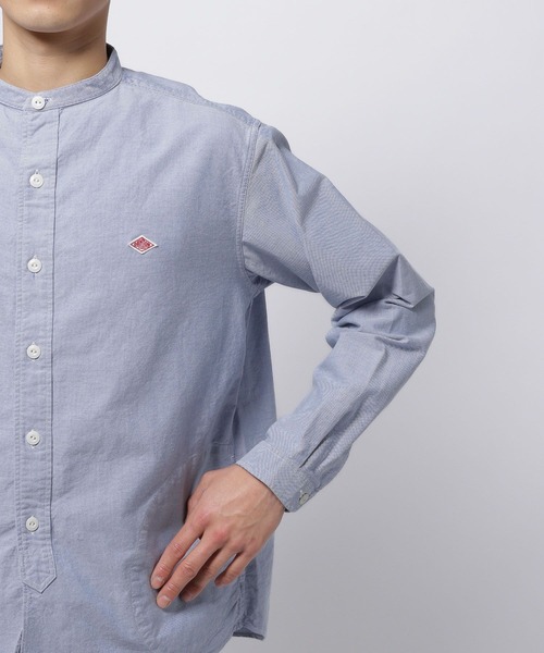 DANTON ダントン OXFORD BAND COLLAR SHIRT 楽天市場】【正規取扱店】 ダントン バンドカラーシャツL/S DANTON