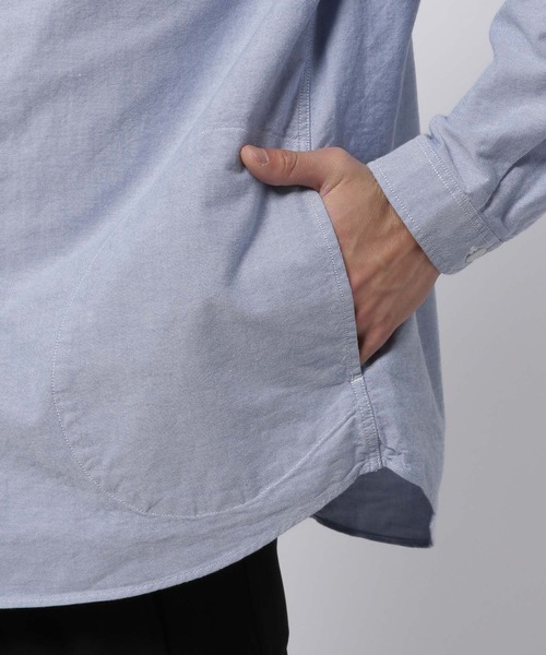 DANTON(ダントン)】OXFORD BAND COLLAR SHIRT PLAIN（シャツ/ブラウス