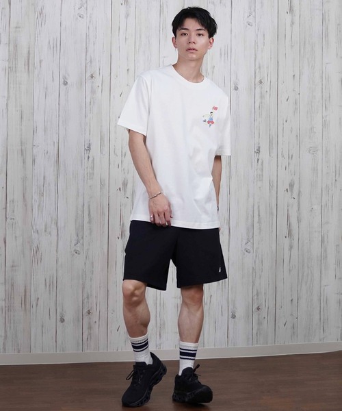 NEW BALANCE（ニューバランス）の「new balance/ニューバランス 半袖Tシャツ/半袖Tee バックプリント ユニセックス MT51934（Tシャツ/カットソー・メンズ・プラム/オフホワイト・M/L/XL）」の5枚目の写真
