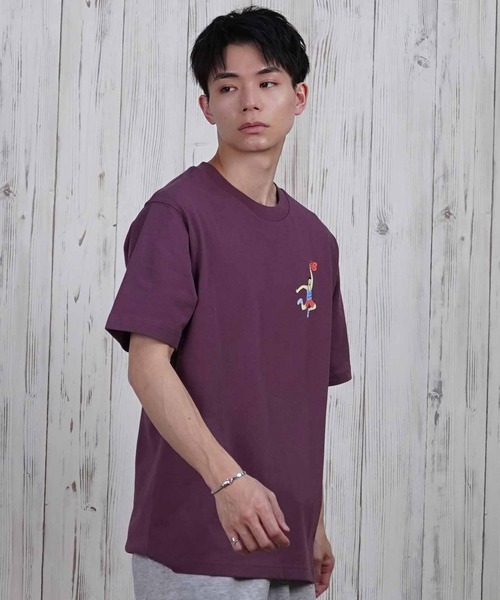 NEW BALANCE（ニューバランス）の「new balance/ニューバランス 半袖Tシャツ/半袖Tee バックプリント ユニセックス MT51934（Tシャツ/カットソー・メンズ・プラム/オフホワイト・M/L/XL）」の11枚目の写真