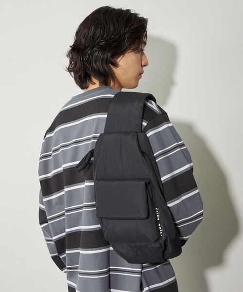 CITEN(シテン)の「<CITEN>パフボディバッグ(ボディバッグ/ウエストポーチ・レディース・ブラック・FREE)」の2枚目の写真