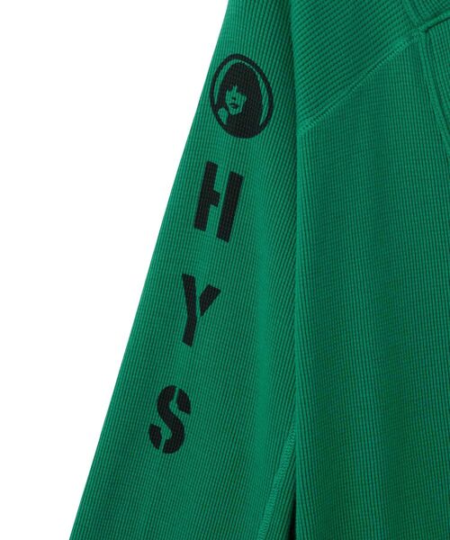 HYSTERIC GLAMOUR(ヒステリックグラマー)の「HYSTERIC STENCIL カーディガン(カーディガン/ボレロ・メンズ・トップグレー/グリーン/ブラック・X-LARGE/LARGE/MEDIUM/SMALL)」の6枚目の写真