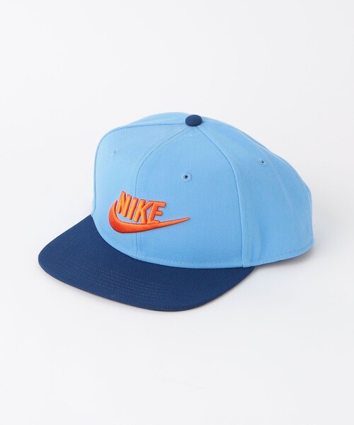 NIKE(ナイキ)の「<NIKE>Dri-FIT プロ キャップ / CAP / キッズ(キャップ・キッズ・ブラック/コバルトブルー・FREE)」の1枚目の写真