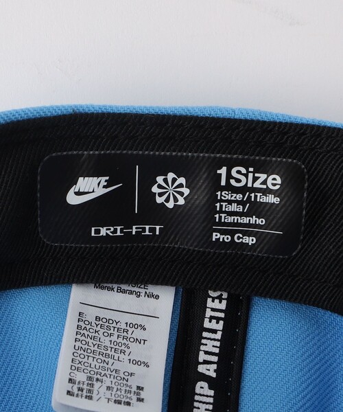 NIKE(ナイキ)の「<NIKE>Dri-FIT プロ キャップ / CAP / キッズ(キャップ・キッズ・ブラック/コバルトブルー・FREE)」の11枚目の写真