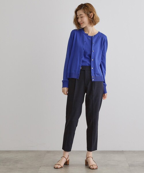 grove(グローブ)の「◆【接触冷感】ハイパーストレッチテーパード(その他パンツ・レディース・ライトベージュ/ホワイト系5/ブルー系その他/ネイビー・02/03/01/04/05)」の6枚目の写真