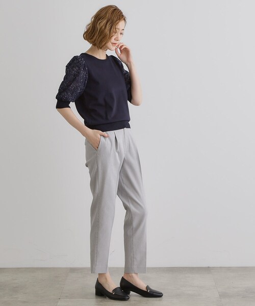 grove(グローブ)の「◆【接触冷感】ハイパーストレッチテーパード(その他パンツ・レディース・ライトベージュ/ホワイト系5/ブルー系その他/ネイビー・02/03/01/04/05)」の12枚目の写真