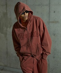 Damege Overdyed Zip-up Parker/ダメージオーバーダイジップパーカー